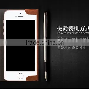 Joyroom England Style High Quality PU Leather Flip Case for IPhone SE With Card Slot Wallet Case for IPhone 5s 5 MT-5743 thumbnail-2