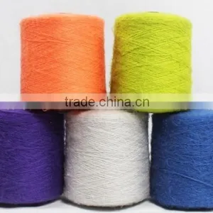 4.2NM/1Wool/Acrylic /mohair Blened Yarn Spun Fancy Yarn for Knitting Scarf/Sweater thumbnail-1
