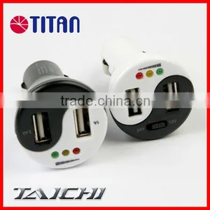 Hot Sale Multi Function 2 in 1 USB Car Charger and Tablet Charger thumbnail-2