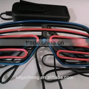 Wholesale LED Sunglasses Shutter el Glasses for Christmas Halloween Ornaments Gifts in Canada USA Market thumbnail-1