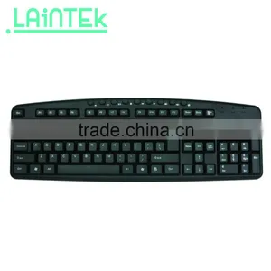 Office 2016 Hot Selling Desktop Big 107 Keys + 9 Hot Keys USB Wired Keyboard thumbnail-1