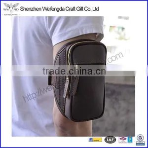 Fashion Leisure Genuine Leather Retro Arm Bag for Running or Fitness thumbnail-1
