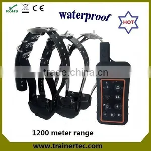 1200Meter Waterproof and Rechargeable Multi-dog System Dog Training Stick thumbnail-1