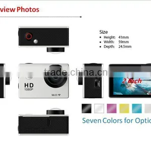 Hot Sales 2016! Waterproof 1080P Full HD Mini DV With WIFI Sports Camera 12MP , Waterproof DV-19 thumbnail-2