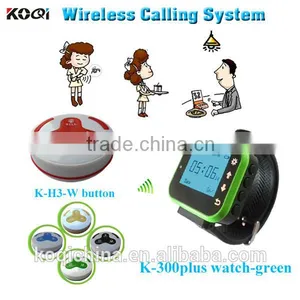Wireless Restaurant Buzzer Transmitter Waiter Smart Watches Guest Pager Guest Paing System thumbnail-1