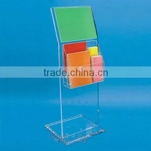 Manufacturer Brochure Holder, Transparent Color Magazine Holder thumbnail-4