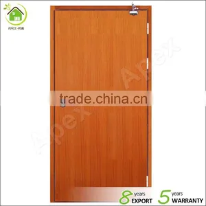 Fire Rated Wooden Door Fireproof & Security Function Double Door or Single Door thumbnail-2