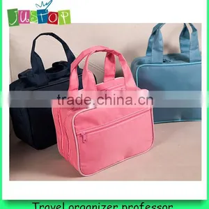 2014 NEW! Dual Zippers Pouch Organizer for Clothes and Cosmetics thumbnail-4