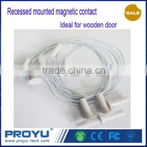 100% Brand New Recessed Mounted Door Sensor Dia.9.5x32mm Ideal for Wooden Door Protect Home Office Shop Etc PY-C41 thumbnail-1