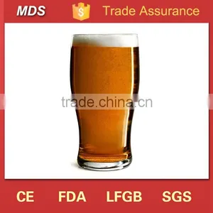 Hot Selling Tulip Shaped Printed Glass Pint Glass thumbnail-2