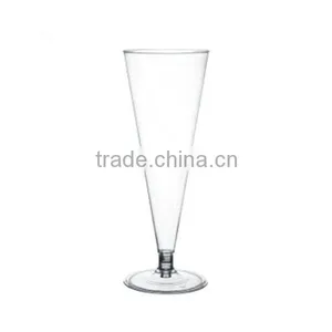 6oz Clear Plastic Champagne Glass thumbnail-1