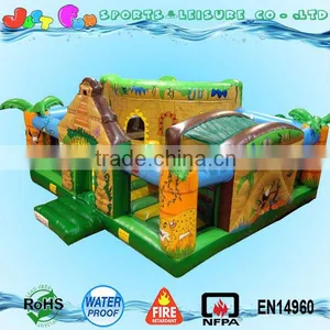 Amazonia Animals Fun City Kids Bounce Bed,cheap Hot Sale Inflatable Bouncy Castle Fun City Games thumbnail-2