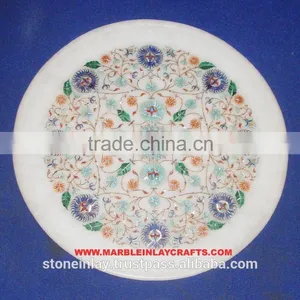 Carved Marble Inlay Plate thumbnail-1