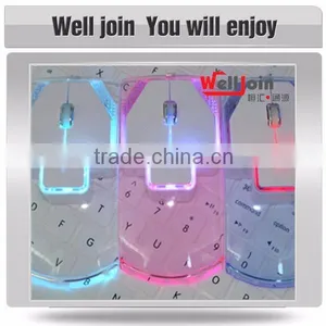 Multicolor Transparent Usb 2.0 Wireless Optical Mouse thumbnail-3