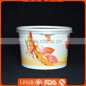 Customized Printing PE Coated Disposable Paper Soup Bowls With Lids thumbnail-6