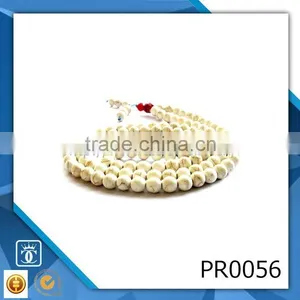 Knotted Prayer Necklace Natural-genuine Sandalwood Beads Woven Bead Necklace thumbnail-1