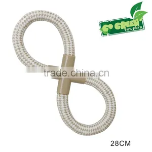 Eco-friendly Pet Rope Toy With Plastic Natural Chewable Dog Toy thumbnail-3