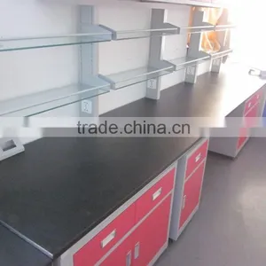 Latest Steel Wood Laboratory Side Table/side Benches /lab Furniture thumbnail-2