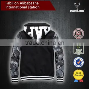 2015 Hot Whosale High Quality Cardigan Embroidery With Hood Camouflage for Insert Hoodie thumbnail-1