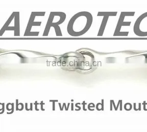 Horse Riding Eggbutt Twisted Mouth Horse Bits thumbnail-1