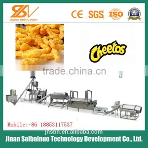 2016 Hot Sell High Quality Automatic Fried Food Machine Kurkure Production Line thumbnail-1