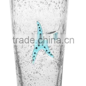 Classic Beach Glass Cup,sea Star Glass thumbnail-2