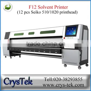 3.2m Indoor Outdoor Adverting Printer 12 Pcs Spt 1020 Printhead From CrysTek thumbnail-1