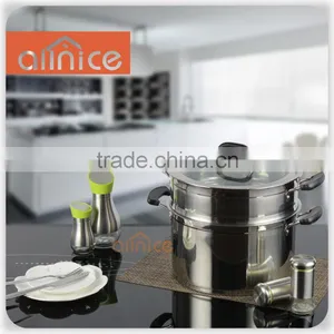 Stainless Steel Two Layer/Tier Food Steamer Pot thumbnail-1