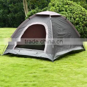 Double Layer Stretch Solar Camping Tent With Canopy on Top thumbnail-1