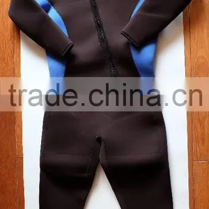 MEN'S 3-7MM 90%Neoprene(SBR) 10%nylon S-XXXXL Wetsuit With Hood for Cold Water Surfing Scuba Diving thumbnail-4