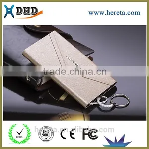 Leather-Letter-Shape 4000mA Capacity USB Interface Portable Power Bank thumbnail-2