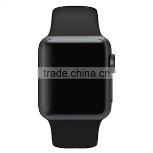 Black Silicon Watch Band for Apple Watch thumbnail-3