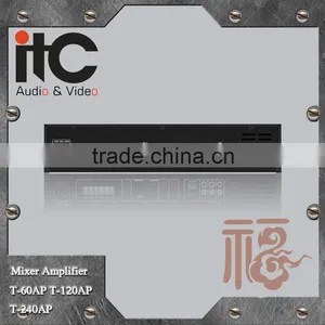 ITC AP Series 60W 120W 240W 2 Mic Input and 1 Line Input Mixer PA Amplifier 100 V thumbnail-3