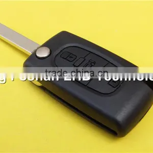 3 Button Flip Key Remote Case Fob Shell for Citroen C4 C5 C6 C8 Xsara Picasso Car Master Key thumbnail-4
