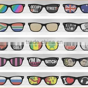 Promotional Custom Sticker Pinhole Sunglasses thumbnail-2