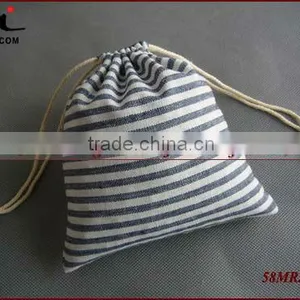 Linen Cosmetic Bag,Cloth Drawstring Pouch Bags,cute Drawstring Bags thumbnail-3