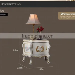 Luxury European Furniture - Baroque Antique Solid Wood Bedstand-Monarchy Furniture thumbnail-3