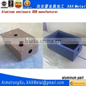 XAX42Alu OEM ODM Customized Laser Cut Bend Weld Sheet Aluminum Wireless Communication Box thumbnail-2