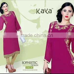 EXCLUSIVELY GEORGETTE KURTIS thumbnail-2