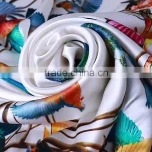 Coloeful Design for 100% Silk Square Scarf,16 Mm, Crepe thumbnail-6