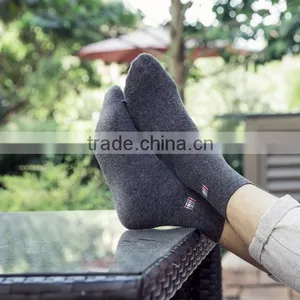 Zhuji China Socks Manufacturer Direct Selling Custom Man Business Casual Cotton Socks thumbnail-2