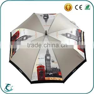 Shenzhen Umbrella Factory Sell Painting Straight Umbrella/High Quality Advertising Umbrella thumbnail-2