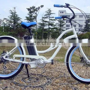 48v 500w Alloy Aluminum e Beach Bike Electric Lowrider Bicycle Hot Sale thumbnail-1