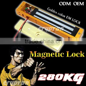 ODM Magnetic Lock 600 Lbs Holding Force Magnetic Lock for Glass Door 280KG thumbnail-1