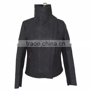Women Black Faux Fur Coat 2016 Latest Design thumbnail-5