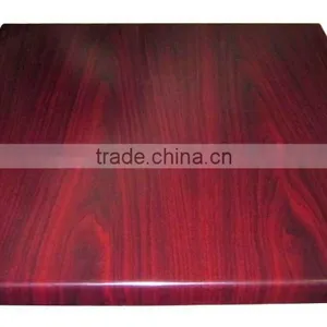 Coffee Shop Table Square Werzalit Marble Resin Garden Table Top for Sale T2601 thumbnail-1