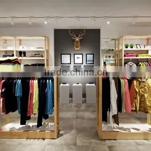 New Design Fashion Garment Retail Wall Hung Display Cabinets thumbnail-3