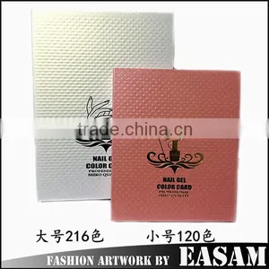 120 216 Colors Nail Gel Color Card,gel Polish Color Display Book thumbnail-1