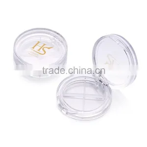 Custom Clear Round Plastic 4 Color Eyeshadow Case thumbnail-2