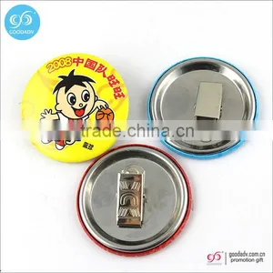 2016 OEM Promotion Gift Cartoon Printed Custom Tinplate Badge thumbnail-3